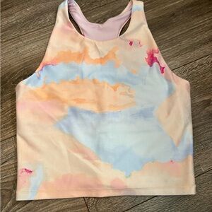 DSG Light Pink and Cream Activewear Top